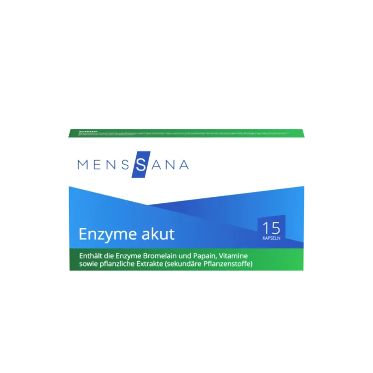 MensSana Enzyme akut (15 Kapseln) | Titelbild