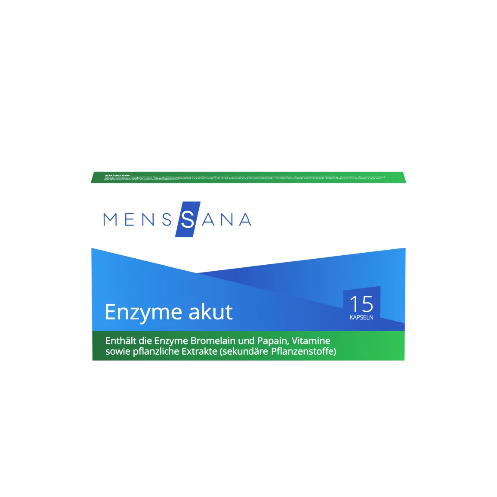 MensSana Enzyme akut (15 Kapseln) | Titelbild