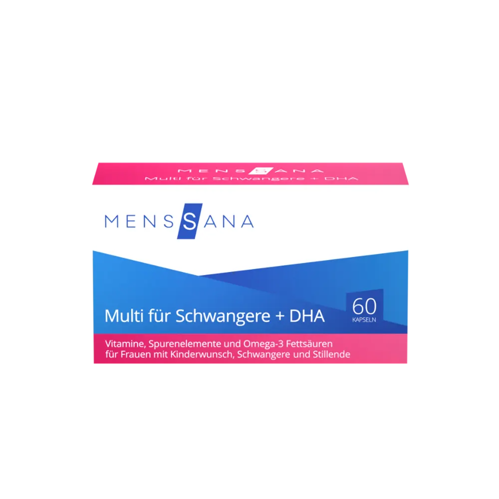 MensSana Multi für Schwangere + DHA (60 Kapseln) | Titelbild